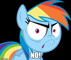 Size: 490x415 | Tagged: safe, artist:dasprid, screencap, rainbow dash, g4, tanks for the memories, do i look angry, image macro, looking at you, meme, no