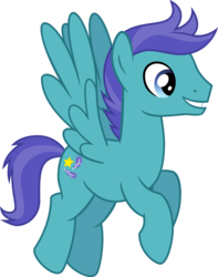 Size: 2072x2629 | Tagged: safe, artist:cheezedoodle96, open skies, pegasus, pony, g4, tanks for the memories, .svg available, background pony, flying, grin, high res, male, simple background, smiling, solo, spread wings, stallion, svg, transparent background, vector
