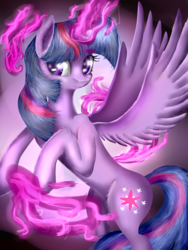 Size: 1536x2048 | Tagged: safe, artist:canelamoon, twilight sparkle, alicorn, pony, g4, female, mare, solo, twilight sparkle (alicorn)