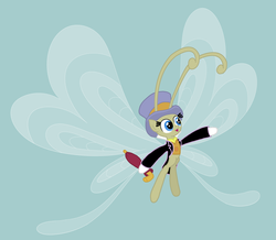 Size: 4972x4345 | Tagged: safe, artist:tineid, breezie, absurd resolution, breeziefied, jiminy cricket, solo