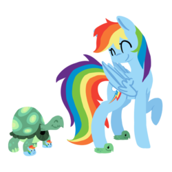 Size: 500x500 | Tagged: safe, artist:breadcipher, rainbow dash, tank, g4, tanks for the memories, clothes, dashie slippers, happy, simple background, slippers, tank slippers, transparent background