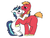 Size: 1024x768 | Tagged: safe, artist:sexygoatgod, big macintosh, shining armor, earth pony, pony, g4, blank flank, blushing, duo, gay, infidelity, infidelity armor, male, ship:shiningmac, shipping, stallion