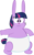 Size: 1902x3045 | Tagged: safe, artist:megarainbowdash2000, twilight sparkle, rabbit, g4, diaper, female, solo, species swap, wat