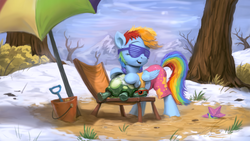 Size: 1920x1080 | Tagged: safe, artist:vector-brony, edit, vector edit, rainbow dash, pegasus, pony, g4, tanks for the memories, clothes, female, midriff, shutter shades, simple background, solo, sunglasses, swimming trunks, swimsuit, transparent background, vector, wallpaper, winter swimsuit