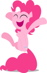 Size: 1207x1871 | Tagged: safe, artist:zacatron94, pinkie pie, earth pony, pony, g4, female, mare, simple background, solo, transparent background