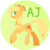 Size: 2000x2000 | Tagged: safe, artist:yaco, applejack, earth pony, pony, g4, cowboy hat, cutie mark, female, hat, high res, lineless, mare, open mouth, profile, solo