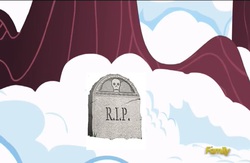 Size: 1254x816 | Tagged: safe, edit, screencap, g4, my little pony: friendship is magic, tanks for the memories, gravestone, implied death