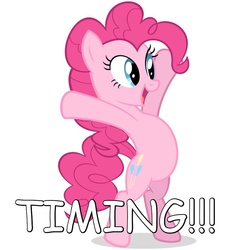 Size: 894x894 | Tagged: safe, pinkie pie, g4, casper (1995), comic sans, female, followup, image macro, meme, nostalgia critic, solo, text edit