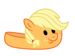 Size: 4444x3333 | Tagged: safe, artist:s.guri, part of a set, applejack, g4, tanks for the memories, applejack slippers, clothes, simple background, transparent background, vector