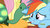 Size: 1920x1080 | Tagged: safe, artist:dtkraus, screencap, fluttershy, rainbow dash, tank, g4, tanks for the memories, lip bite, nom, stretch, stretching, wat