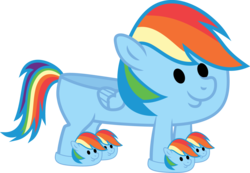 Size: 1494x1033 | Tagged: safe, artist:s.guri, edit, g4, tanks for the memories, clothes, dashie slippers, simple background, transparent background, vector