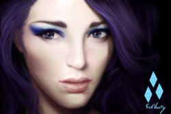 Size: 8000x5333 | Tagged: safe, artist:foxvanity, rarity, human, g4, absurd resolution, detailed, female, humanized, realistic, solo