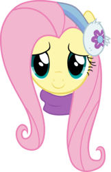 Size: 5500x8474 | Tagged: safe, artist:gabrielwoj, fluttershy, g4, tanks for the memories, .svg available, absurd resolution, clothes, earmuffs, female, simple background, solo, sweater, transparent background, turtleneck, vector