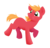 Size: 804x769 | Tagged: safe, artist:dolphinmoana, artist:faithfirefly, big macintosh, earth pony, pony, g4, blank flank, colt, male, solo, stallion, tongue out, younger