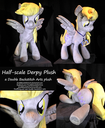 Size: 1593x1938 | Tagged: safe, artist:doublebackstitcharts, derpy hooves, pegasus, pony, g4, female, irl, mare, photo, plushie, solo