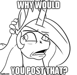 Size: 490x475 | Tagged: safe, artist:mistermech, edit, princess celestia, g4, horrified, lineart, monochrome, why would you post that