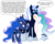 Size: 2000x1613 | Tagged: safe, artist:somashield, princess celestia, princess luna, oc, oc:soma shield, alicorn, pony, unicorn, g4, butt, celestia hate, dialogue, female, mare, misspelling, plot, preylestia, revenge, simple background, transparent background, underhoof, vore