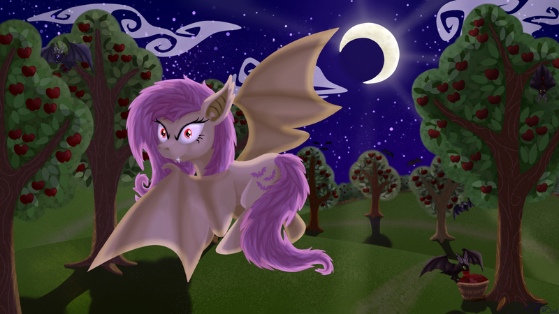 vampire fruit bat fluttershy