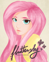 Size: 1134x1443 | Tagged: safe, artist:xcheani, fluttershy, human, g4, female, humanized, solo