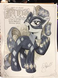 Size: 799x1065 | Tagged: safe, artist:andy price, radiance, rarity, g4, power ponies (episode), grayscale, monochrome, power ponies, traditional art