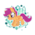 Size: 1024x1024 | Tagged: safe, artist:kazziepones, scootaloo, g4, female, simple background, solo, transparent background