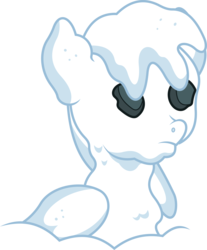 Size: 6000x7236 | Tagged: safe, artist:dasprid, rainbow dash, g4, tanks for the memories, absurd resolution, female, rainsnow dash, snow, snowmare, snowpony, solo