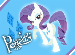 Size: 700x511 | Tagged: safe, artist:akira bano, rarity, pony, unicorn, g4, blushing, butt, female, lidded eyes, looking at you, looking back, looking back at you, mare, plot, solo