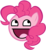 Size: 987x1062 | Tagged: safe, pinkie pie, earth pony, pony, g4, awesome face, faic, silly, silly face, silly pony