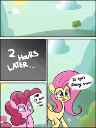 Size: 1280x1706 | Tagged: safe, artist:turtlefarminguy, fluttershy, pinkie pie, g4, comic