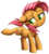 Size: 1455x1620 | Tagged: safe, artist:meotashie, babs seed, earth pony, pony, bloom & gloom, g4, female, simple background, solo, transparent background