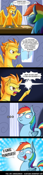 Size: 1200x4819 | Tagged: safe, artist:alskylark, rainbow dash, spitfire, pegasus, pony, g4, tanks for the memories, ..., comic, derp, female, i like turtles, mare, rainbow dumb, reality ensues