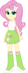 Size: 956x2500 | Tagged: safe, artist:salemcat, fluttershy, equestria girls, g4, boots, clothes, female, fluttershy's boots, fluttershy's socks, high heel boots, leather, leather boots, shirt, shoes, skirt, socks, solo