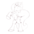 Size: 1000x1000 | Tagged: safe, 4chan, ash crimson, king of fighters, ponified, request, snk, wip
