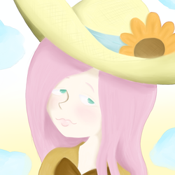 Size: 1000x1000 | Tagged: safe, artist:maareep, fluttershy, human, g4, humanized