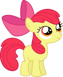 Size: 5000x6127 | Tagged: safe, artist:lman225, apple bloom, earth pony, pony, g4, absurd resolution, female, filly, simple background, solo, transparent background, vector