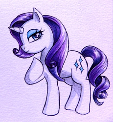 Size: 3373x3645 | Tagged: safe, artist:superstarwordgirl, rarity, g4, female, high res, solo, traditional art