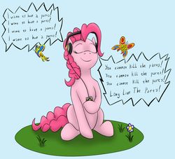 Size: 1500x1360 | Tagged: safe, artist:8aerondight8, pinkie pie, g4, andrew w.k., headphones, long live the party, mp3 player, music, walkman
