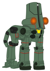 Size: 756x1080 | Tagged: safe, artist:kronoxus, cherno alpha, crossover, mecha, pacific rim, ponified, simple background, transparent background