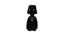 Size: 1920x1080 | Tagged: safe, artist:kronoxus, pony, cape, clothes, crossover, darth vader, helmet, ponified, simple background, solo, star wars, transparent background