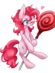 Size: 480x640 | Tagged: safe, artist:azurepicker, pinkie pie, g4, female, lollipop, solo