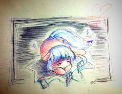 Size: 1024x796 | Tagged: safe, artist:qicop, coco pommel, g4, traditional art