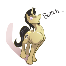 Size: 1000x1000 | Tagged: safe, artist:pikapetey, oc, oc only, oc:butter butt, butter pony