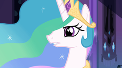 Size: 1366x768 | Tagged: safe, screencap, princess celestia, equestria girls, g4, female, solo