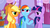 Size: 1366x768 | Tagged: safe, screencap, applejack, rainbow dash, twilight sparkle, g4, suited for success