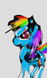 Size: 480x800 | Tagged: safe, artist:gallifreyanequine, rainbow dash, g4, phone art