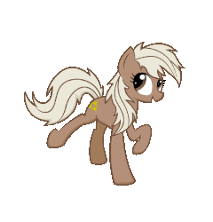 Size: 640x668 | Tagged: safe, artist:anearbyanimal, artist:griffonite, earth pony, pony, animated, epona, epony, female, mare, ponified, simple background, solo, spinning, the legend of zelda, transparent background