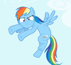 Size: 1155x1053 | Tagged: safe, screencap, rainbow dash, pony, g4, maud pie (episode), backwards cutie mark, female, flying, solo