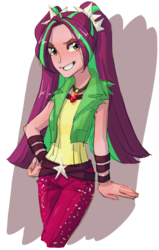 Size: 874x1372 | Tagged: safe, artist:norong, aria blaze, equestria girls, g4, my little pony equestria girls: rainbow rocks, female, solo