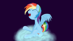 Size: 1920x1080 | Tagged: safe, artist:my little alcoholics, rainbow dash, g4, female, solo, yawn