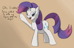 Size: 1308x847 | Tagged: safe, artist:variant, rarity, scootaloo, pony, unicorn, g4, chubby, dialogue, digestion, female, fetish, fusion, implied death, mare, raripred, scootaprey, simple background, vore, vore fusion, weight gain